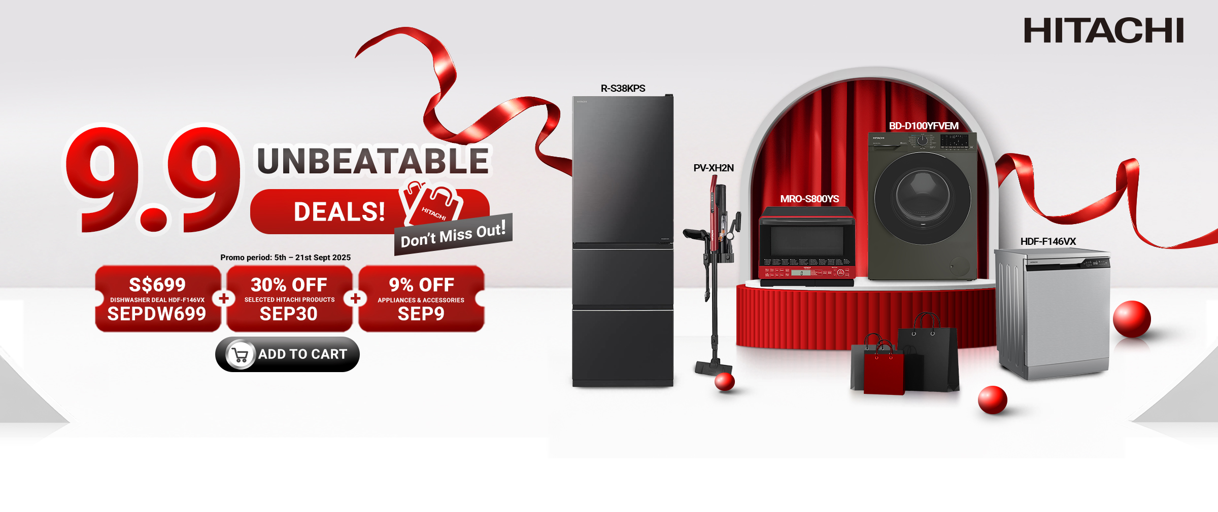 Hitachi 9.9 Sales